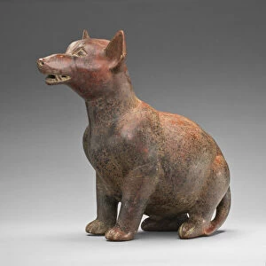 Figure of a Seated Dog, A.D. 1/300. Creator: Unknown