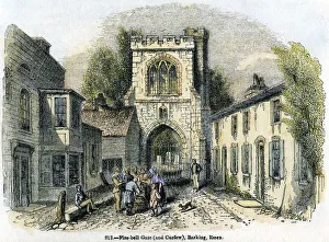 Fire-bell Gate (and curfew), Barking, Essex, 1845 Fire-bell Gate (and curfew), Barking, Essex, 1845