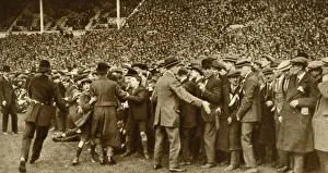 Brent Gallery: The first FA Cup Final is held at the new Wembley Stadium in London, 28 April 1923, (1935)