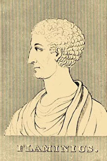Flaminius, (c229-174 BC), 1830. Creator: Unknown Flaminius, (c229-174 BC), 1830. Creator: Unknown