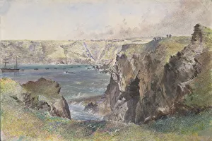 Isambard Kingdom Brunel Prints: Foilhummerum Bay Print, Valentia, 1865