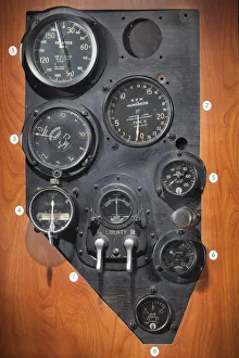 Fokker T-2 Instrument Panel, 1923. Creator: Unknown Fokker T-2 Instrument Panel, 1923. Creator: Unknown