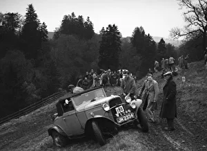 Ford V8 of H Koppenhagen competing in the MCC Edinburgh Trial, Roxburghshire, Scotland Ford V8 of H Koppenhagen competing in the MCC Edinburgh Trial, Roxburghshire, Scotland