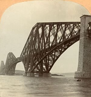 Forth Bridge Gallery: Forth Bridge, Scotland, 1897. Creator: Keystone View Company