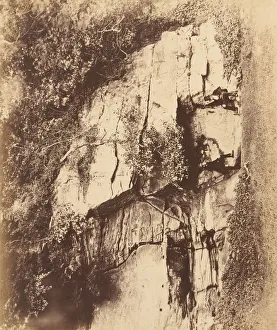 Fountains Abbey. The Echo Rock, 1850s. Creator: Joseph Cundall Fountains Abbey. The Echo Rock, 1850s. Creator: Joseph Cundall