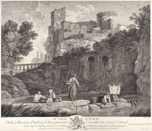 Fourth View of Italy, ca. 1750-1800. Creator: Pierre Jacques Duret Fourth View of Italy, ca. 1750-1800. Creator: Pierre Jacques Duret