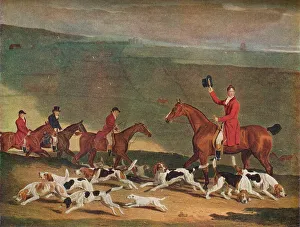 Francis Duckenfield Astley, Esq., and his Harriers, c19th century. Artist: Richard Woodman Francis Duckenfield Astley, Esq., and his Harriers, c19th century. Artist: Richard Woodman