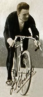 Frank Southall, cycling champion, 1935