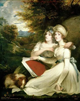 The Frankland Sisters, 1795. Creator: John Hoppner The Frankland Sisters, 1795. Creator: John Hoppner