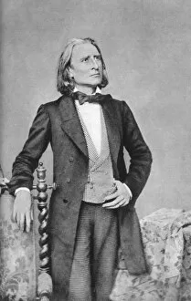Franz Liszt, 19th-century Hungarian composer, pianist, conductor and teacher