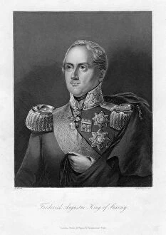 Images Dated 29th January 2007: Frederick Augustus I, King of Saxony, 19th century. Artist: AH Payne