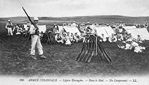 Images Dated 17th January 2007: The French Foreign Legion in their camp, c1910