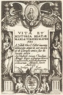 Frontispiece Print for The Life of the Virgin, 1630