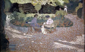 Edouard Vuillard's In the Garden, 1895-1898 Print. Art Prints