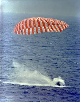 Gemini 9A splashdown, 1966. Creator: NASA