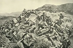 With General French: New Zealanders Saving a Picket of the Yorkshire Regiment, 1900 With General French: New Zealanders Saving a Picket of the Yorkshire Regiment, 1900