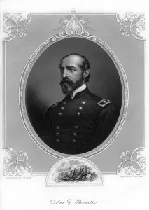 General George Meade, US Army officer and civil engineer, 1862-1867.Artist: Brady General George Meade, US Army officer and civil engineer, 1862-1867.Artist: Brady