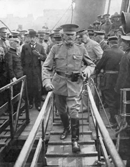 General John Joseph Black Jack Pershing arriving in Boulogne, June 1917, (1926) General John Joseph Black Jack Pershing arriving in Boulogne, June 1917, (1926)