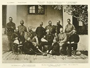 General Robertss Staff, Kandahar Expedition, c1880, (1901). Creator: Bourne & Shepherd General Robertss Staff, Kandahar Expedition, c1880, (1901). Creator: Bourne & Shepherd