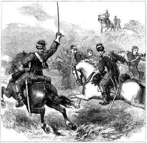 General Sheridan at Cedar Creek, Virginia, American Civil War, 1864 (c1880) General Sheridan at Cedar Creek, Virginia, American Civil War, 1864 (c1880)