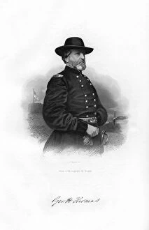 George Henry Thomas, Union general, 1862-1867.Artist: J Rogers