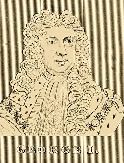 George I, (1660-1727), 1830. Creator: Unknown George I, (1660-1727), 1830. Creator: Unknown