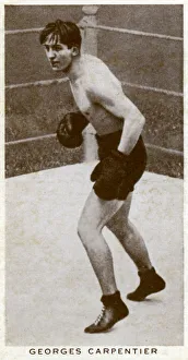 Georges Carpentier, French boxer, (1938). Artist: Unknown Georges Carpentier, French boxer, (1938). Artist: Unknown