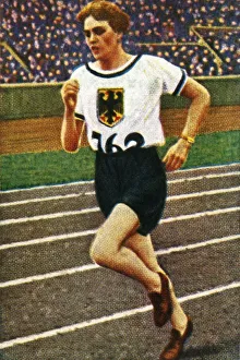 Related Images Gallery: German runner Lina Radke, 1928. Creator: Unknown