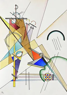 Gewebe, 1923. Creator: Kandinsky, Wassily Vasilyevich (1866-1944) Gewebe, 1923. Creator: Kandinsky, Wassily Vasilyevich (1866-1944)