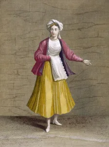 Girl from St. John of Patmos, pub. C1707. Creator: Gerard Scotin (1671-1716) Girl from St. John of Patmos, pub. C1707. Creator: Gerard Scotin (1671-1716)