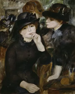 Two Girls in Black, 1880-1882. Artist: Pierre-Auguste Renoir