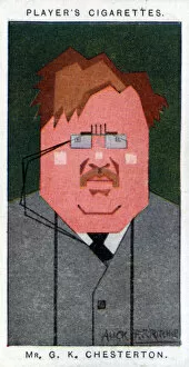GK Chesterton, British poet, novelist and critic, 1926. Artist: Alick P F Ritchie