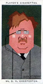 GK Chesterton, British poet, novelist and critic, 1926. Artist: Alick P F Ritchie GK Chesterton, British poet, novelist and critic, 1926. Artist: Alick P F Ritchie