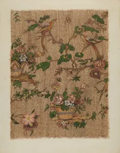 Glazed Chintz, c. 1937. Creator: Grace Halpin Glazed Chintz, c. 1937. Creator: Grace Halpin