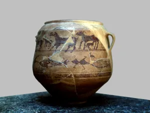 Goats vessel, from the necropolis of Cabecico del Tesoro in Verdolay (Murcia) Goats vessel, from the necropolis of Cabecico del Tesoro in Verdolay (Murcia)