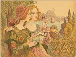 Prints of The Golden Legend (Legende Doree), 1897 Cleveland Prints: Armand Point's Print of The Golden Legend, 1897
