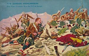 Images Dated 11th September 2018: The Gordon Highlanders. How Piper Findlater won the V.C. at Dargai, 1897, (1939)