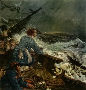 Grace Darling and her Father Saving the Shipwrecked Crew, September 8th, 1838, (1942) Grace Darling and her Father Saving the Shipwrecked Crew, September 8th, 1838, (1942)