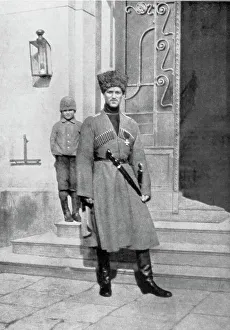 Grand Duke Michael Alexandrovich of Russia in cossack uniform, 1917 Grand Duke Michael Alexandrovich of Russia in cossack uniform, 1917