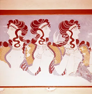Grand Staircase of Minoan Royal Palace at Knossos, Crete, c1700BC-c1400BC Grand Staircase of Minoan Royal Palace at Knossos, Crete, c1700BC-c1400BC