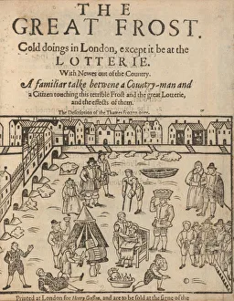 The great frost in London, 1608. Artist: Anonymous The great frost in London, 1608. Artist: Anonymous