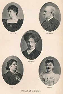 Belgian Collection: Great Musicians - Plate X. c1880, (1895). Artist: F Jenkins Heliog