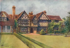 Great Tangley Manor, 1911, (1914). Artist: James S Ogilvy Great Tangley Manor, 1911, (1914). Artist: James S Ogilvy