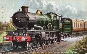 Great Western - Cornish Riviera Limited, Barnard Way, 1932. Creator: Unknown Great Western - Cornish Riviera Limited, Barnard Way, 1932. Creator: Unknown