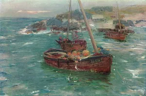 A Ground Swell, Carradale, Argyll, c1883. Artist: William McTaggart A Ground Swell, Carradale, Argyll, c1883. Artist: William McTaggart