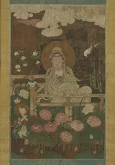 Dynasty Collection: Guanyin as the Nine-Lotus Bodhisattva, 1593. Creator: Unknown