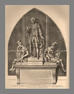 Guild Hall Monument to William Beckford Print, 1886