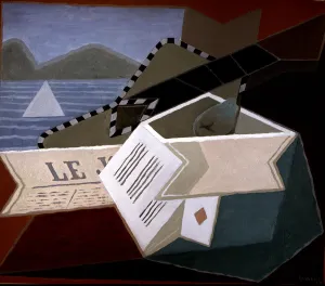 Guitar at sea, 1925, oil on canvas by Juan Gris Guitar at sea, 1925, oil on canvas by Juan Gris
