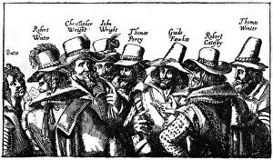 The Gunpowder Plotters, early 17th century, (1910) The Gunpowder Plotters, early 17th century, (1910)