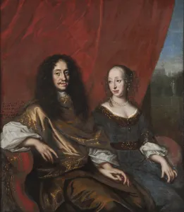 Gustav Adolph and Magdalene Sibylle Print, Nationalmuseum Stockholm